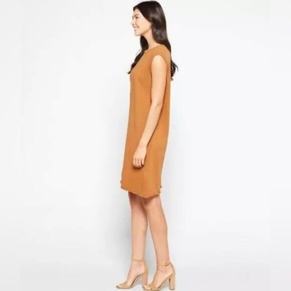 NWOT EILEEN FISHER ORGANIC‎ COTTON Crew Nk Tank Jersey Dress Peru Made Size 3X - Picture 3 of 13